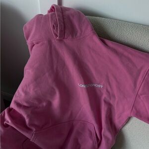 Lonely Ghost Pink Hoodie